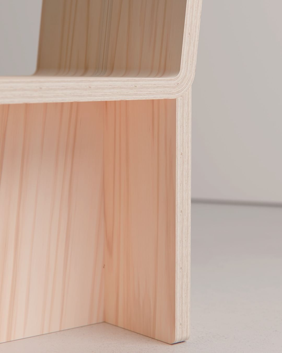 Minimalistic Plywood Chair Design