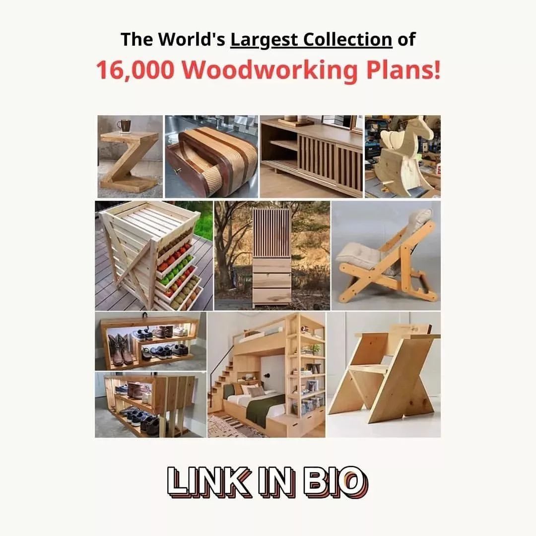 The World's Largest Collection of 16,000 Woodworking Plans!