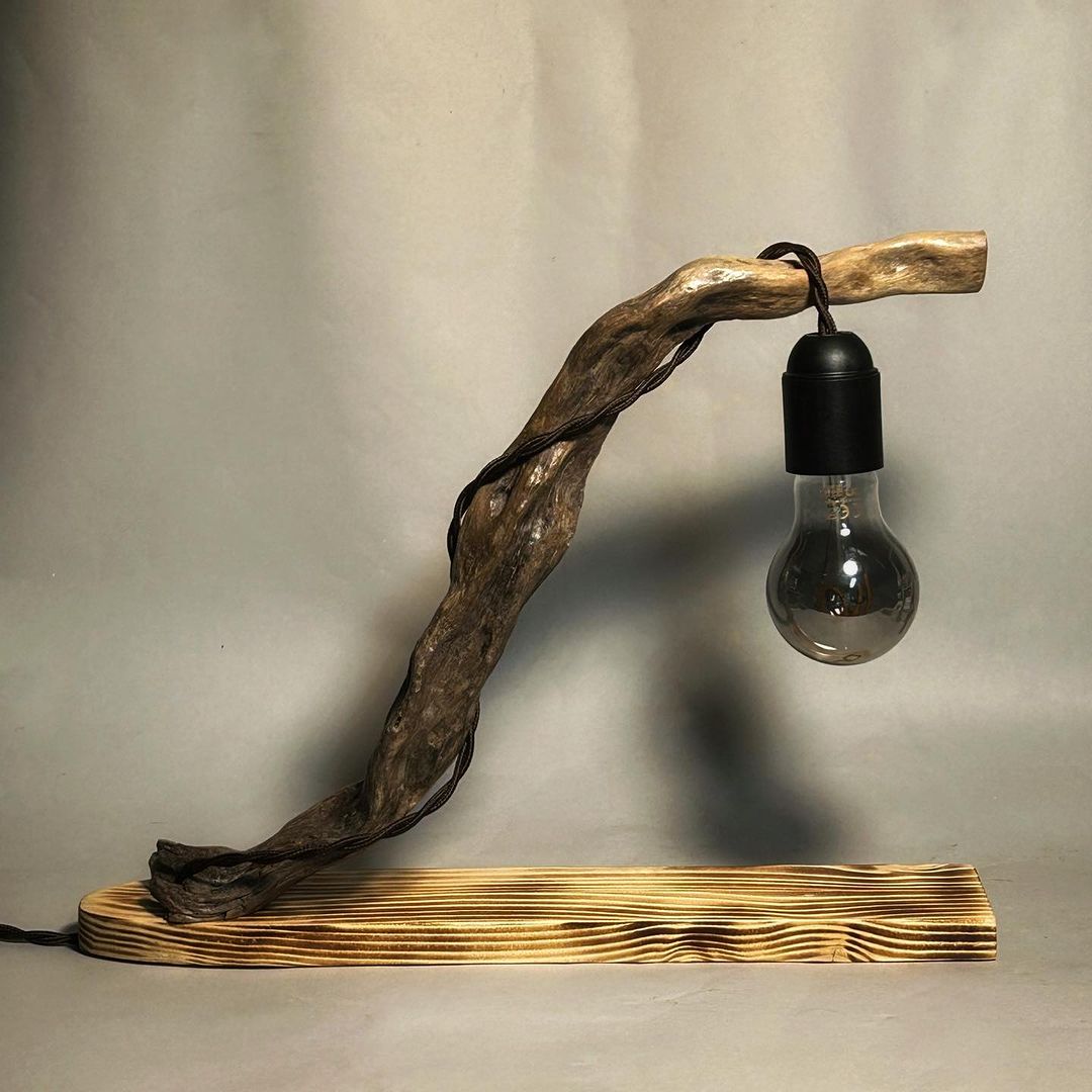 Unique Driftwood Table Lamp