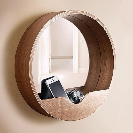 Circular Wall-Mounted Shelf