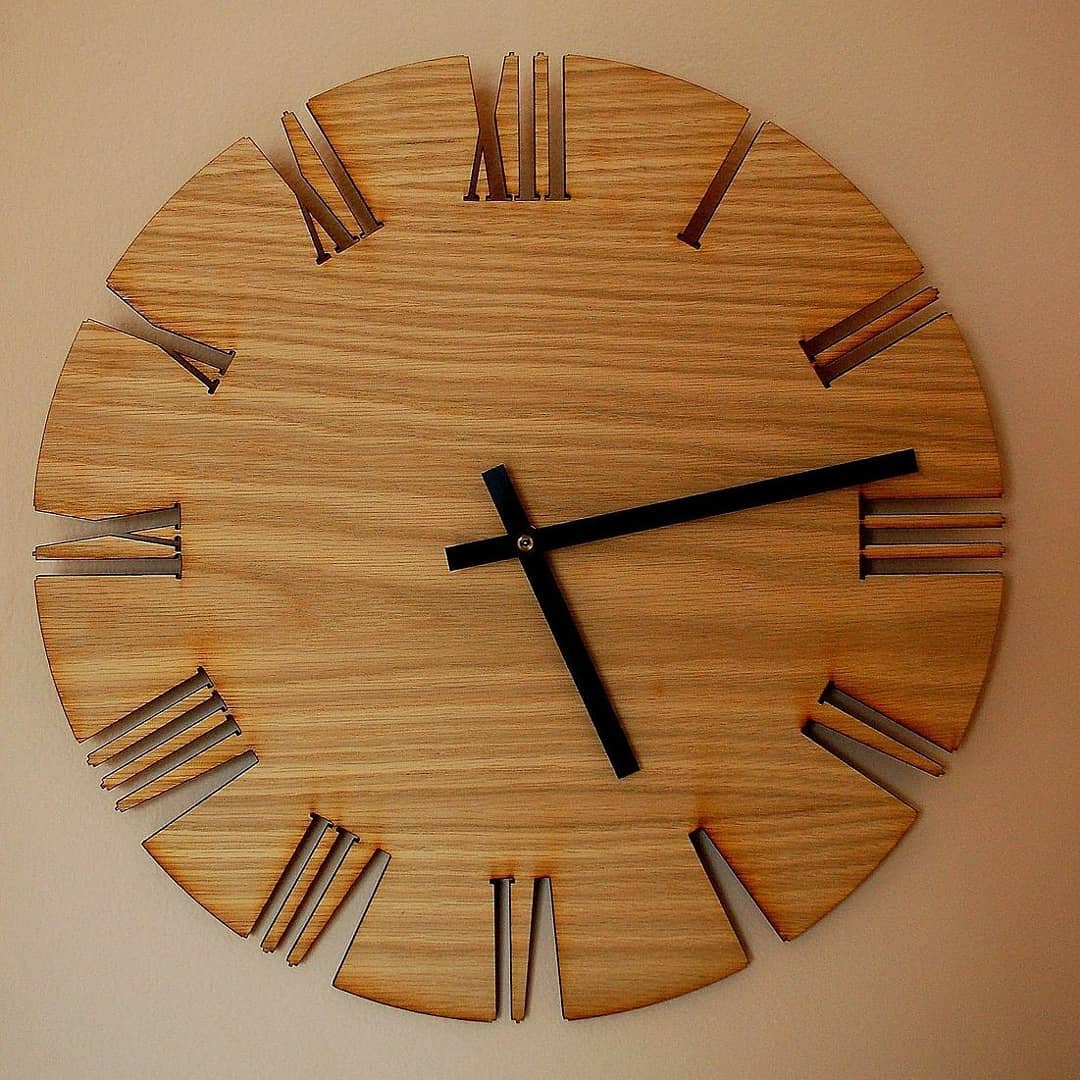 Unique Wooden Clock