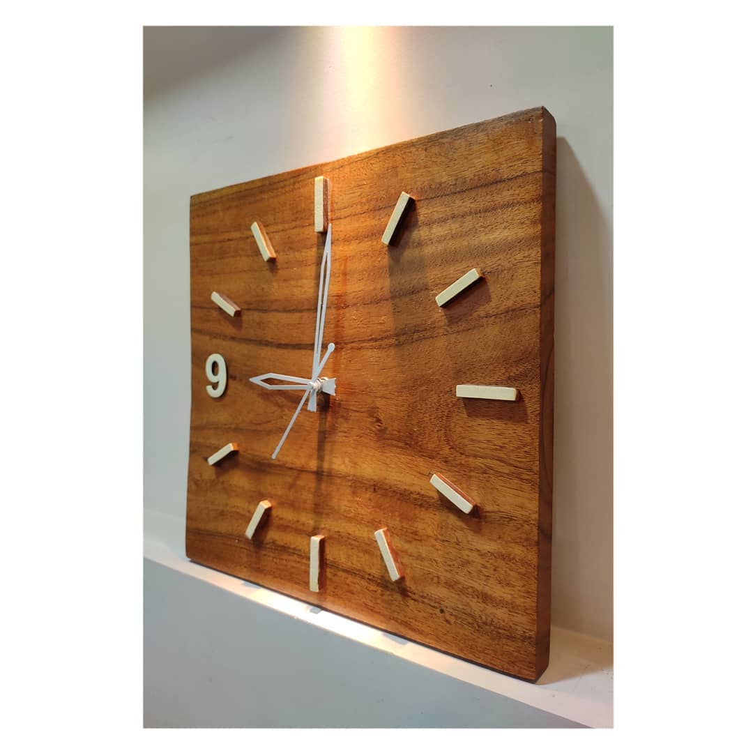 Handcrafted Wooden Wall Clock