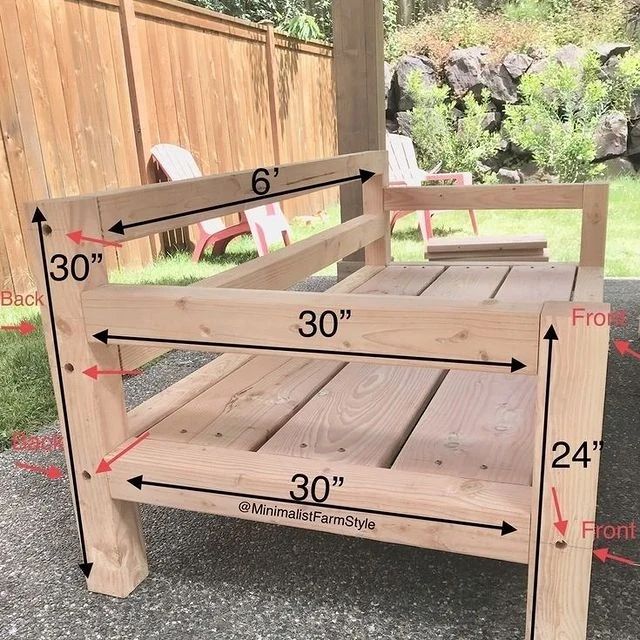 DIY Wooden Bench