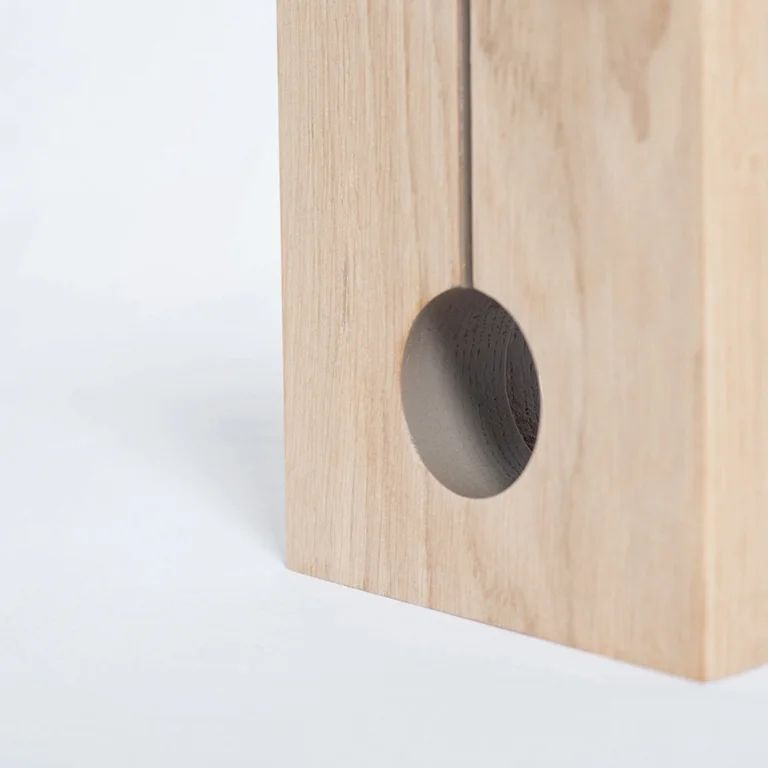 Minimalist Wooden Knob Design