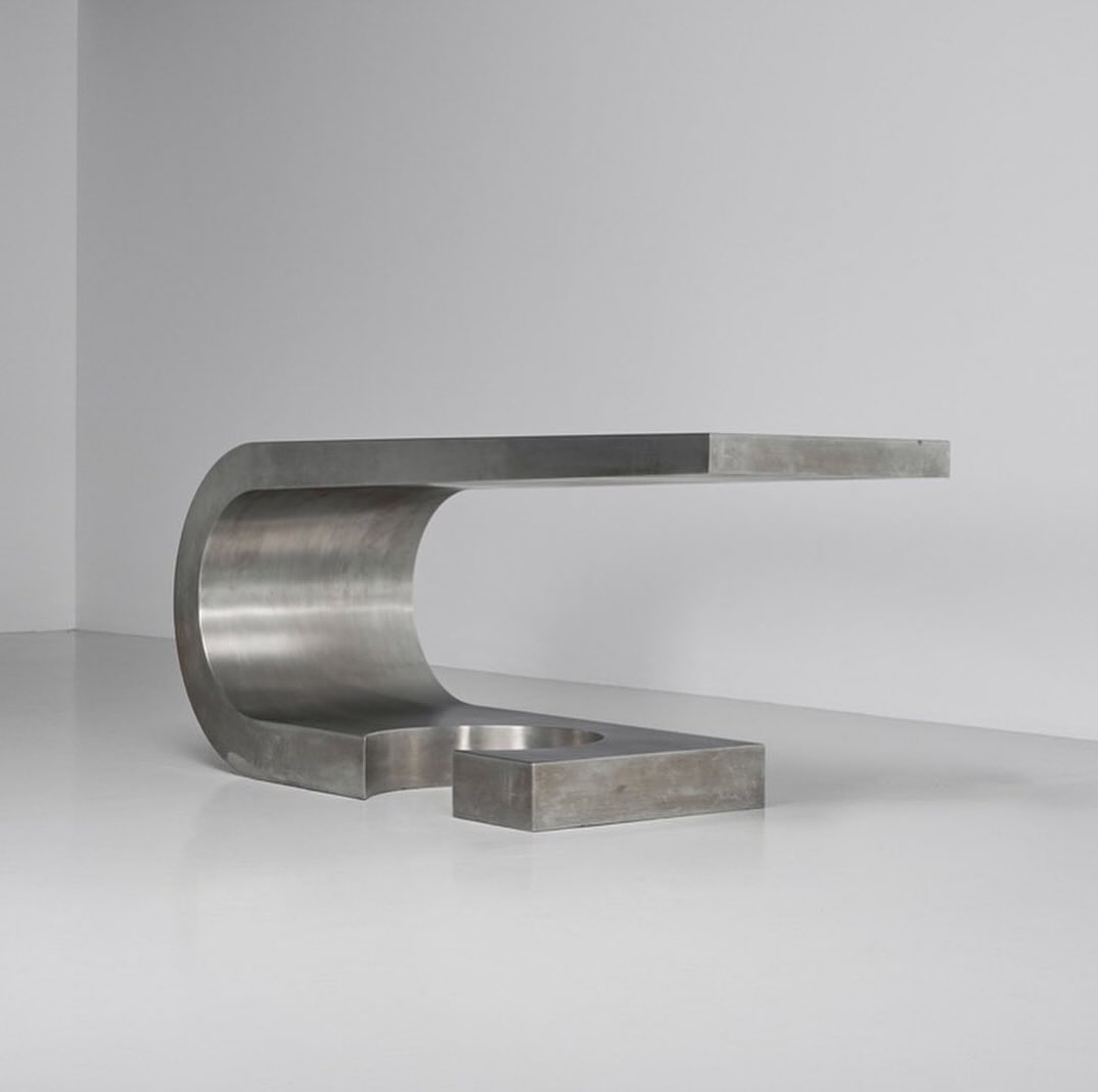 Modern Metal Bench