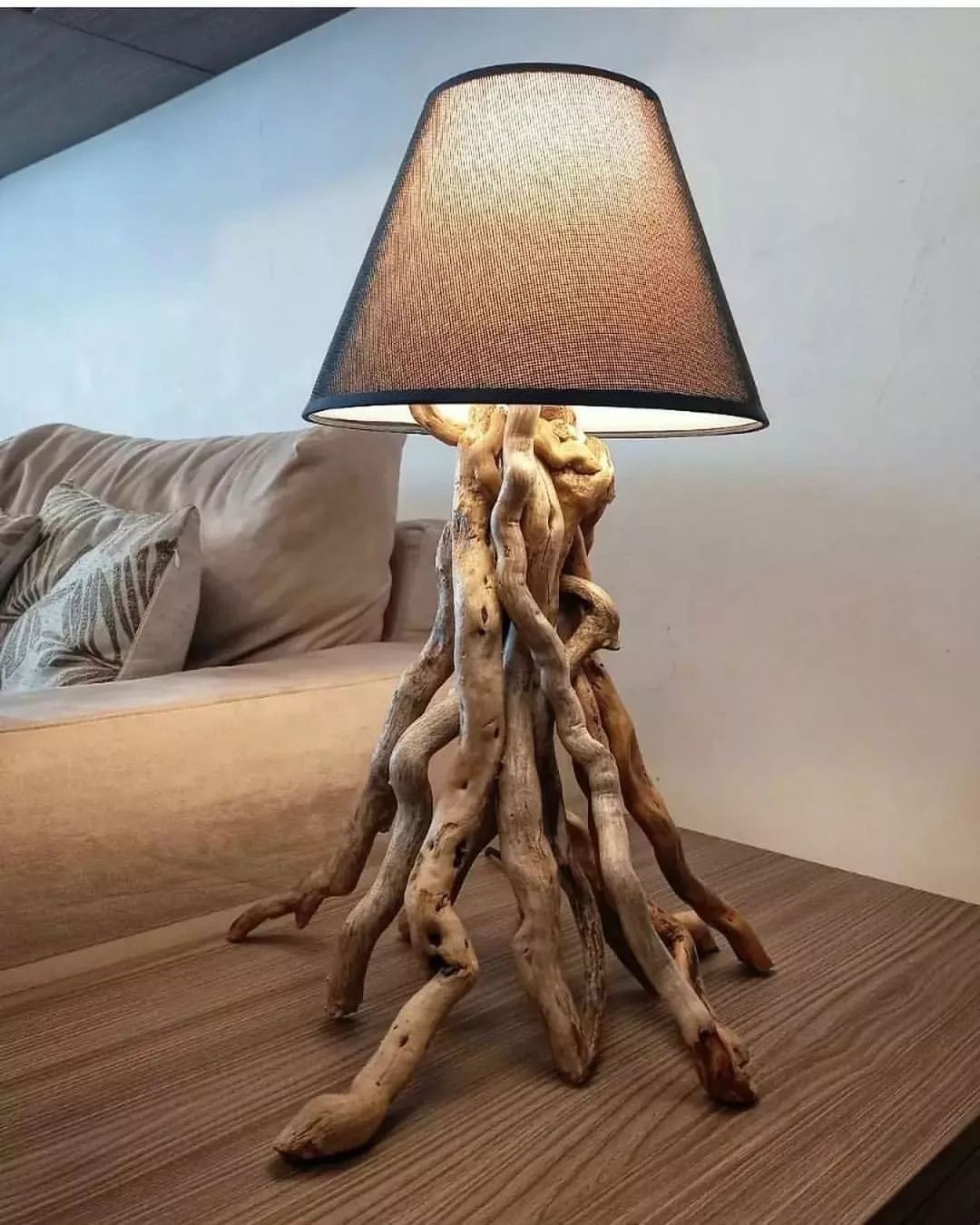 Unique Driftwood Table Lamp