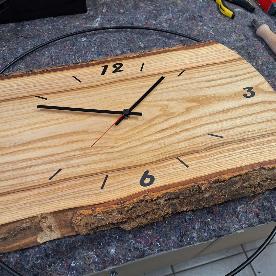 Handcrafted Wooden Clock