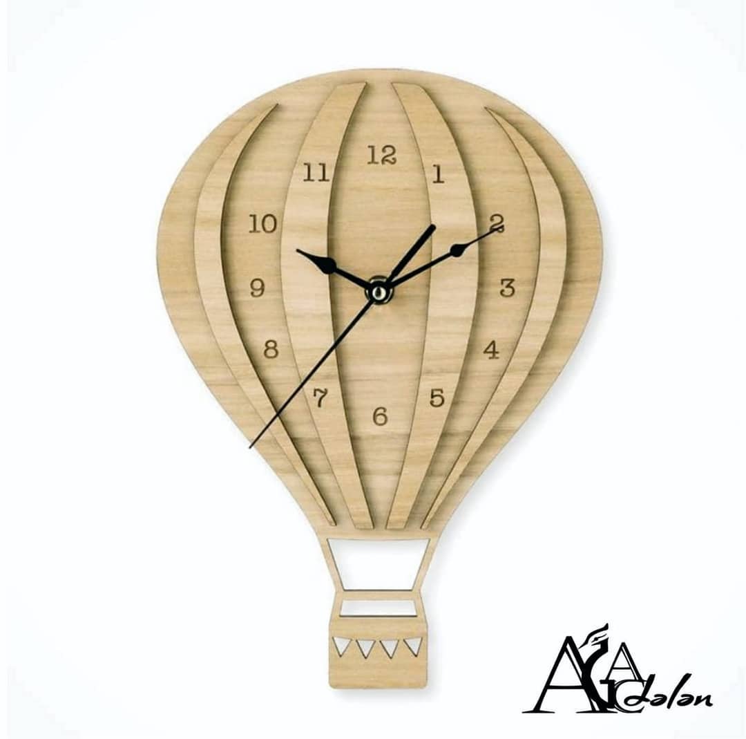 Hot Air Balloon Wall Clock