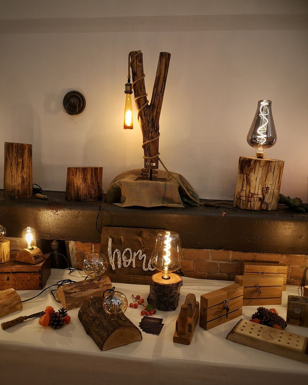 Rustic and Inventive Lighting Decor