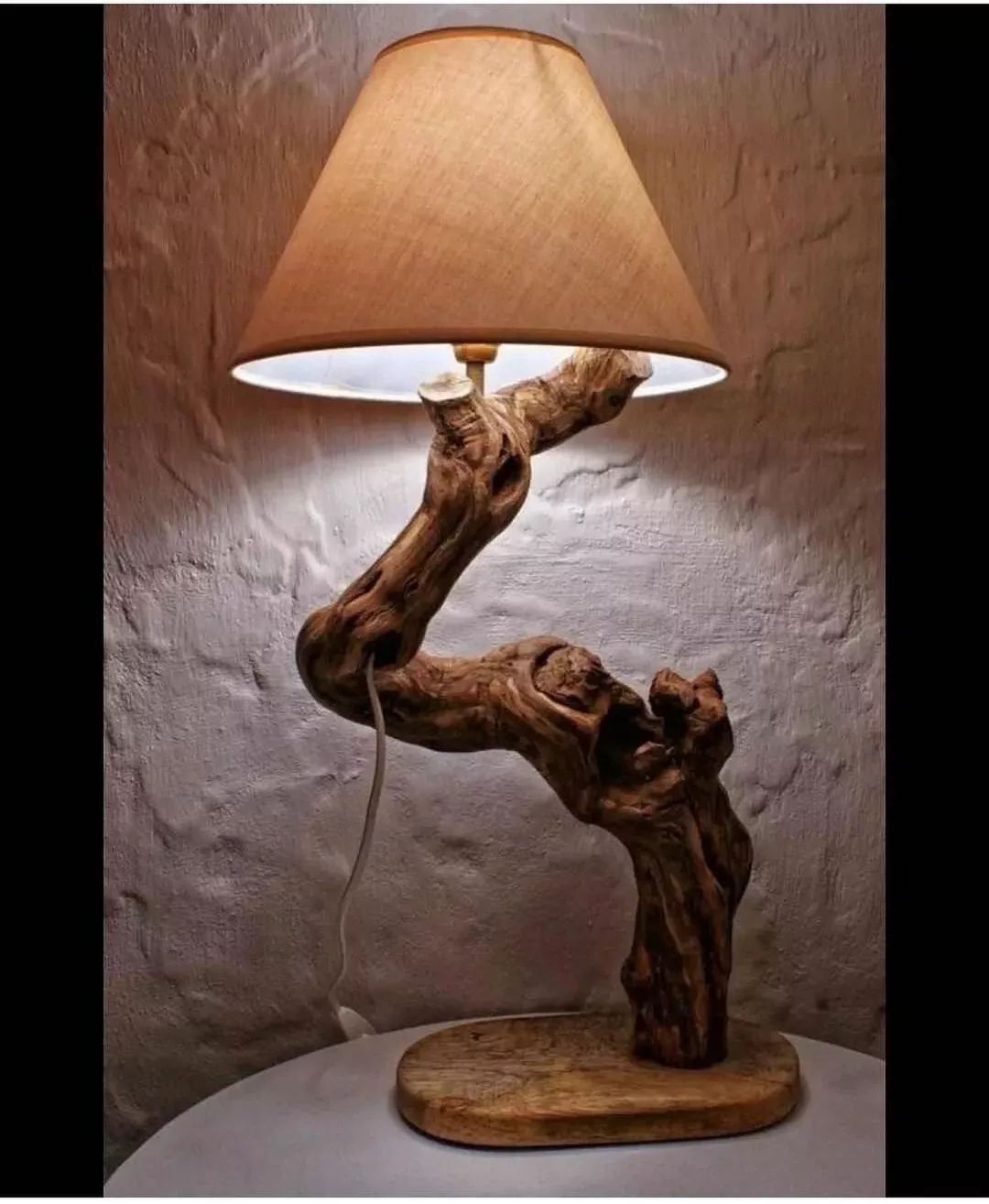 Artistic Wooden Lamp Design