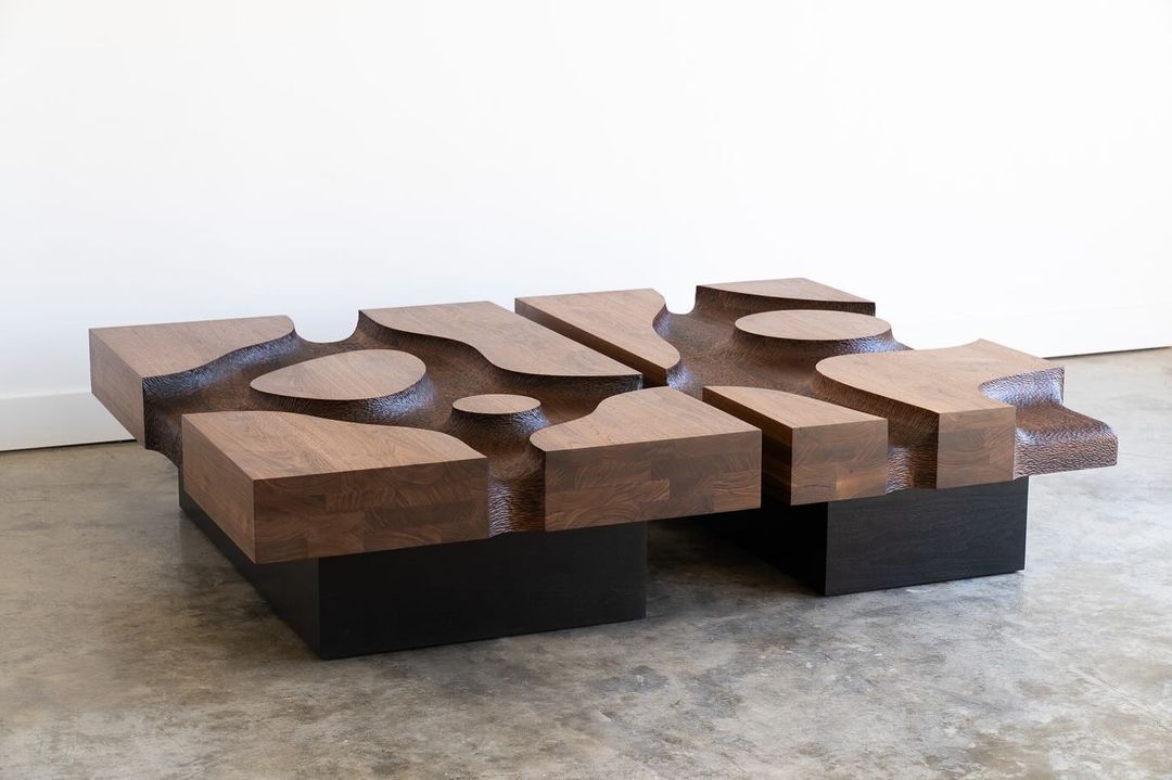 Avant-garde wooden table