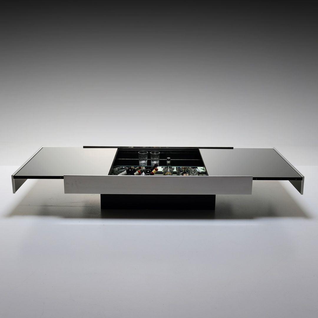 Contemporary coffee table with storage