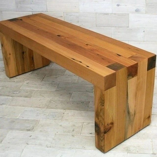 Modern Wooden Bench Design