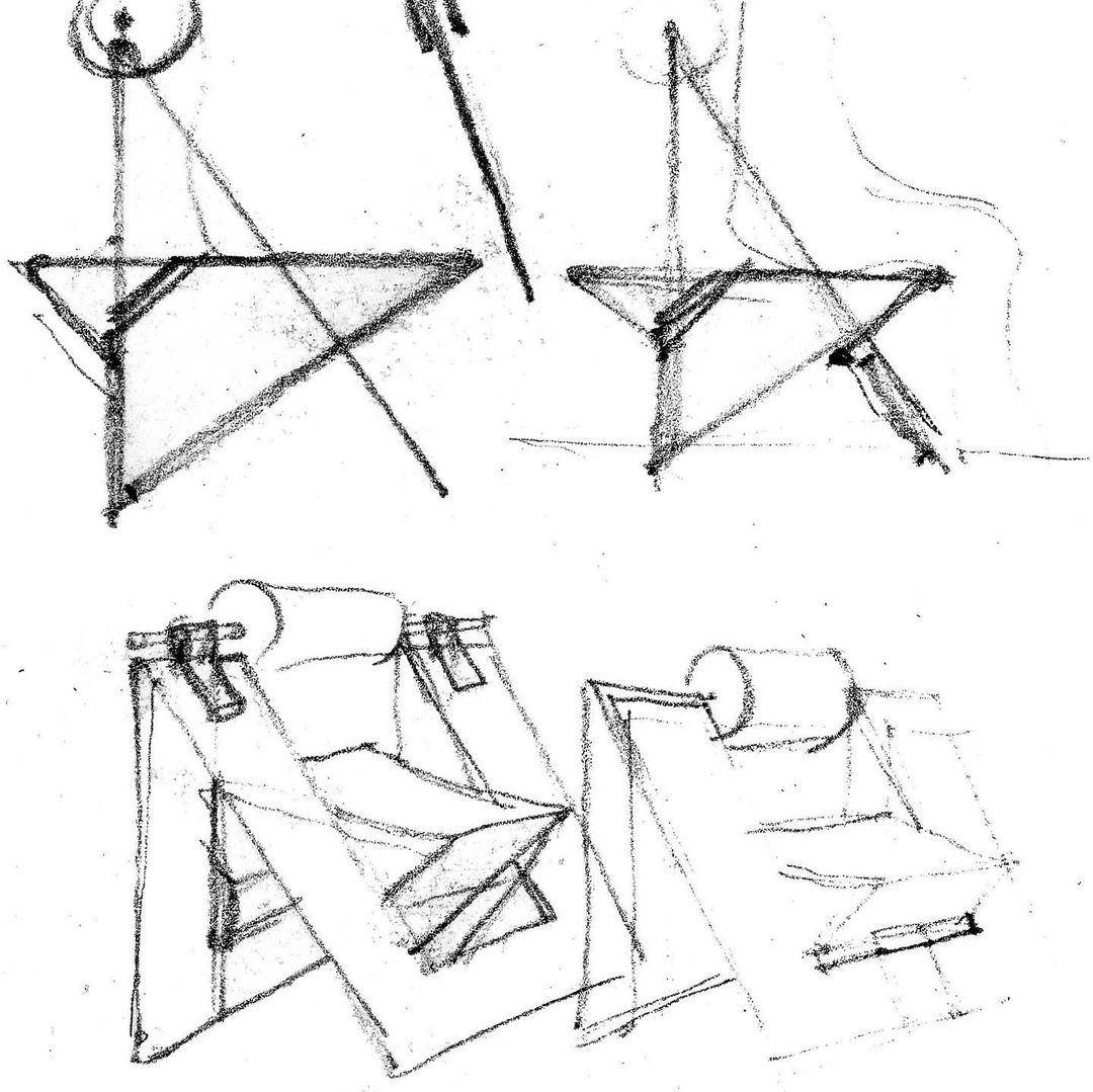 Sketches of director's chairs