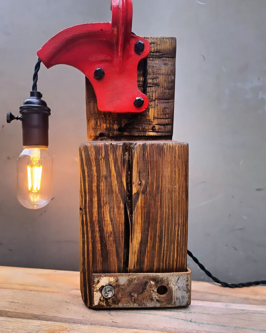 Rustic Industrial Lamp