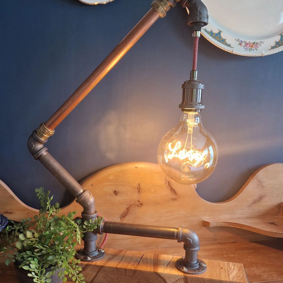 Industrial Style Table Lamp