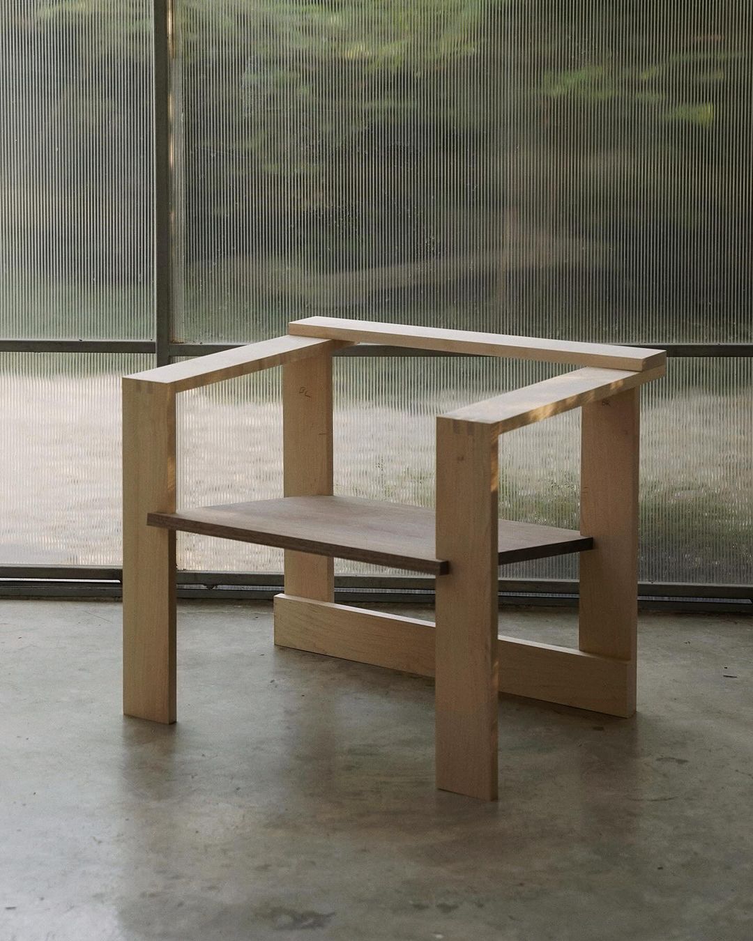 Minimalist Wooden Bench