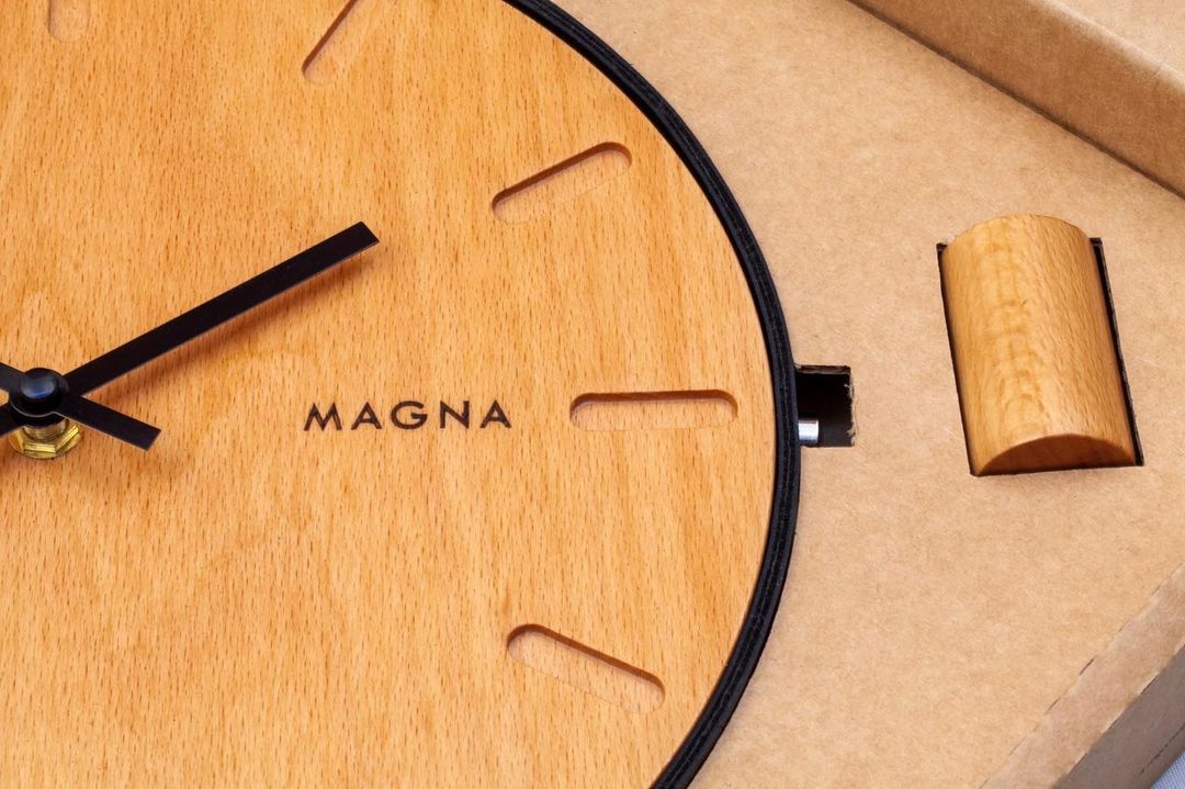 Minimalist Wooden Clock