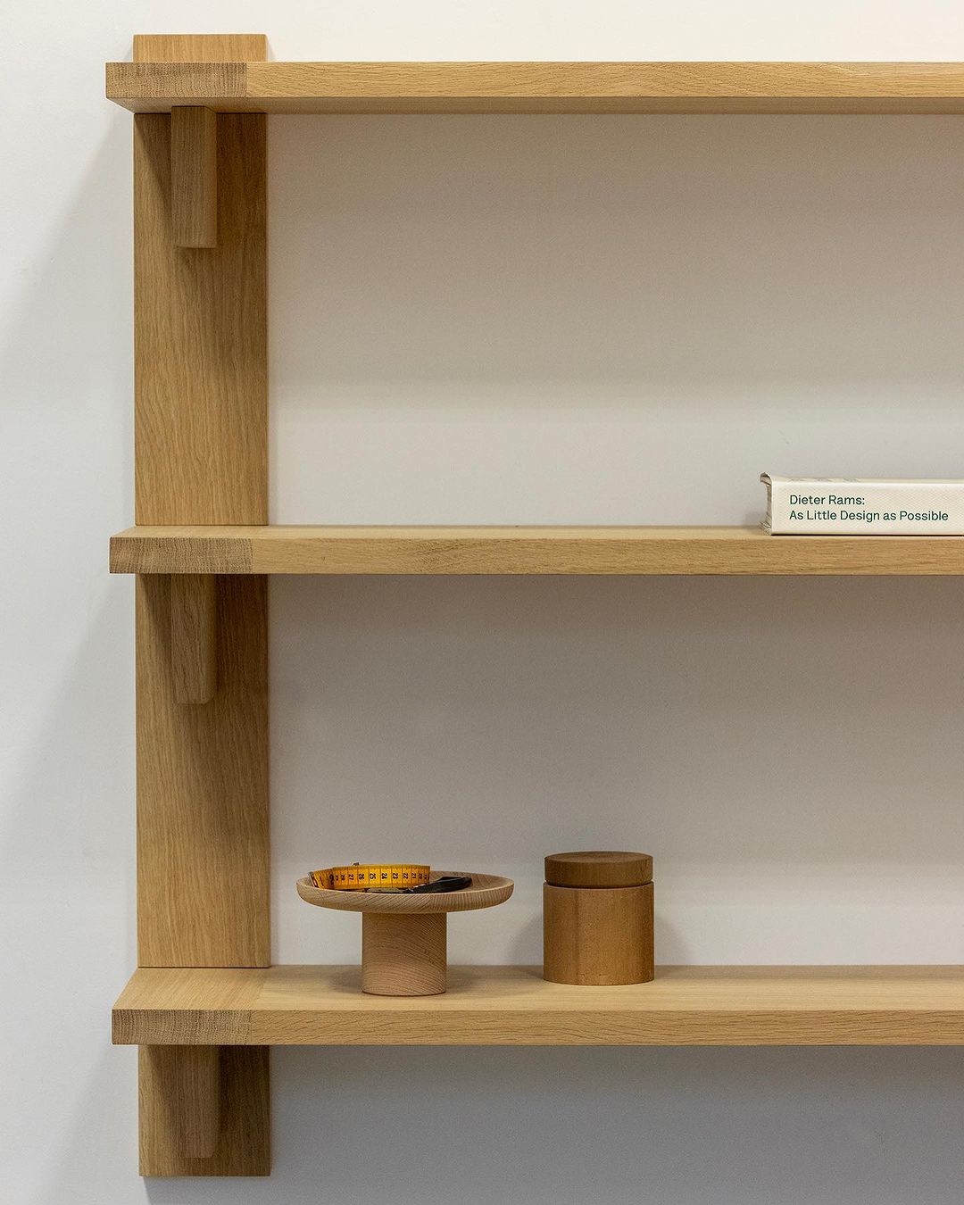 Minimal Wooden Shelving Design