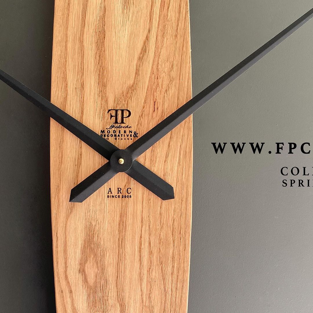 Minimalist Wooden Wall Clock