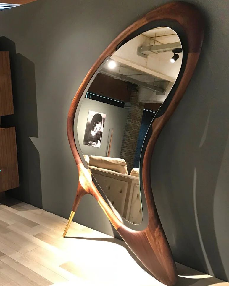 Unique Wooden Mirror