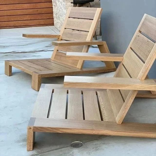 Contemporary Wooden Lounge Chairs