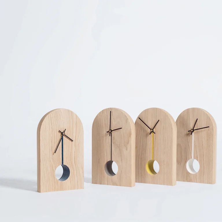 Minimalist Wooden Clocks