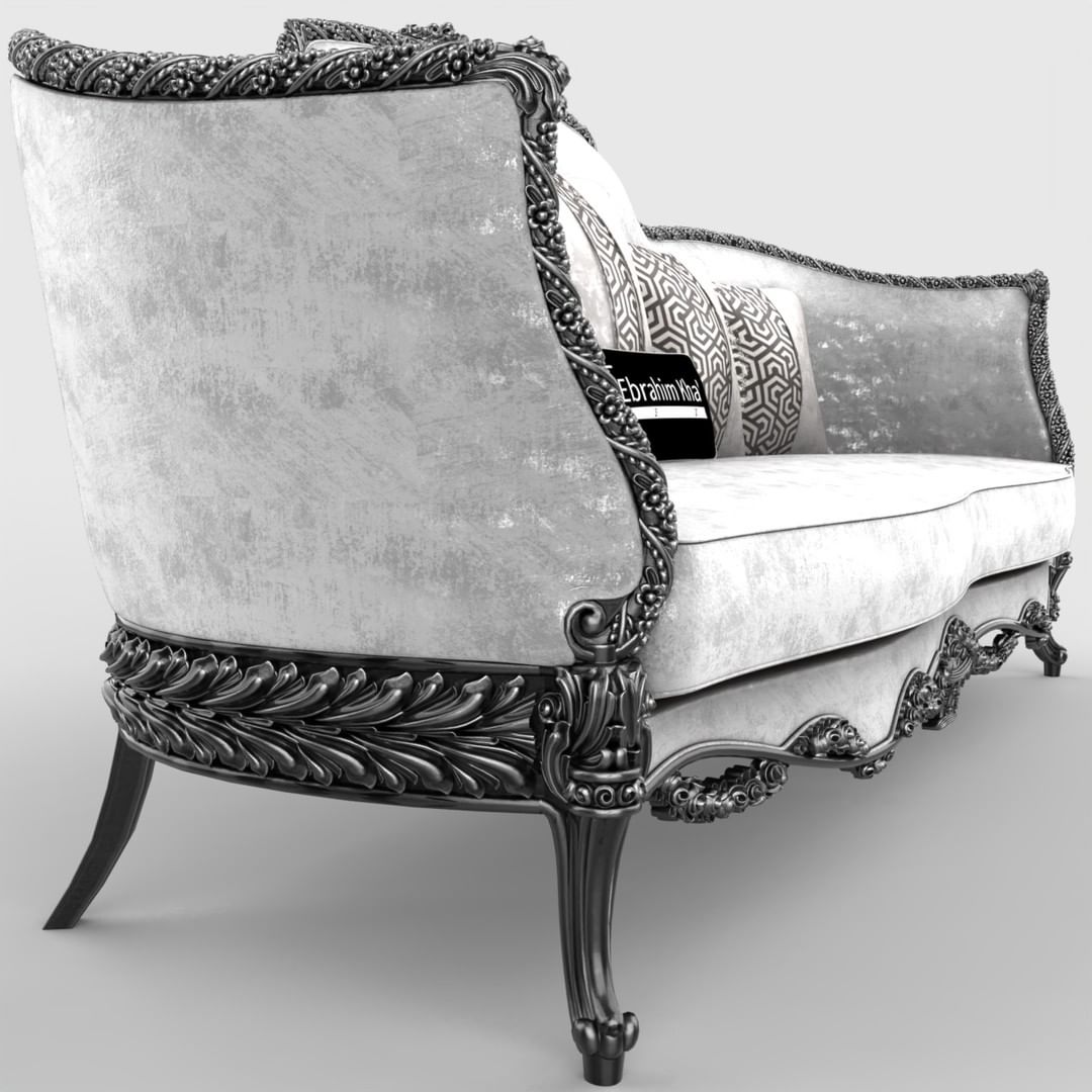 Luxurious Ornate Chaise Lounge