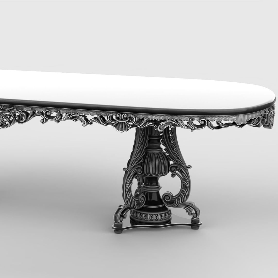 Ornate Baroque-Style Table