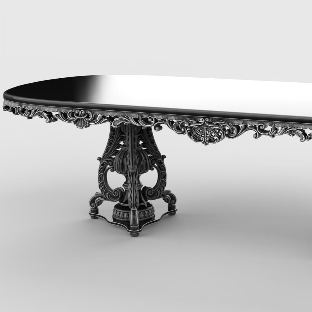 Ornate Baroque-style table