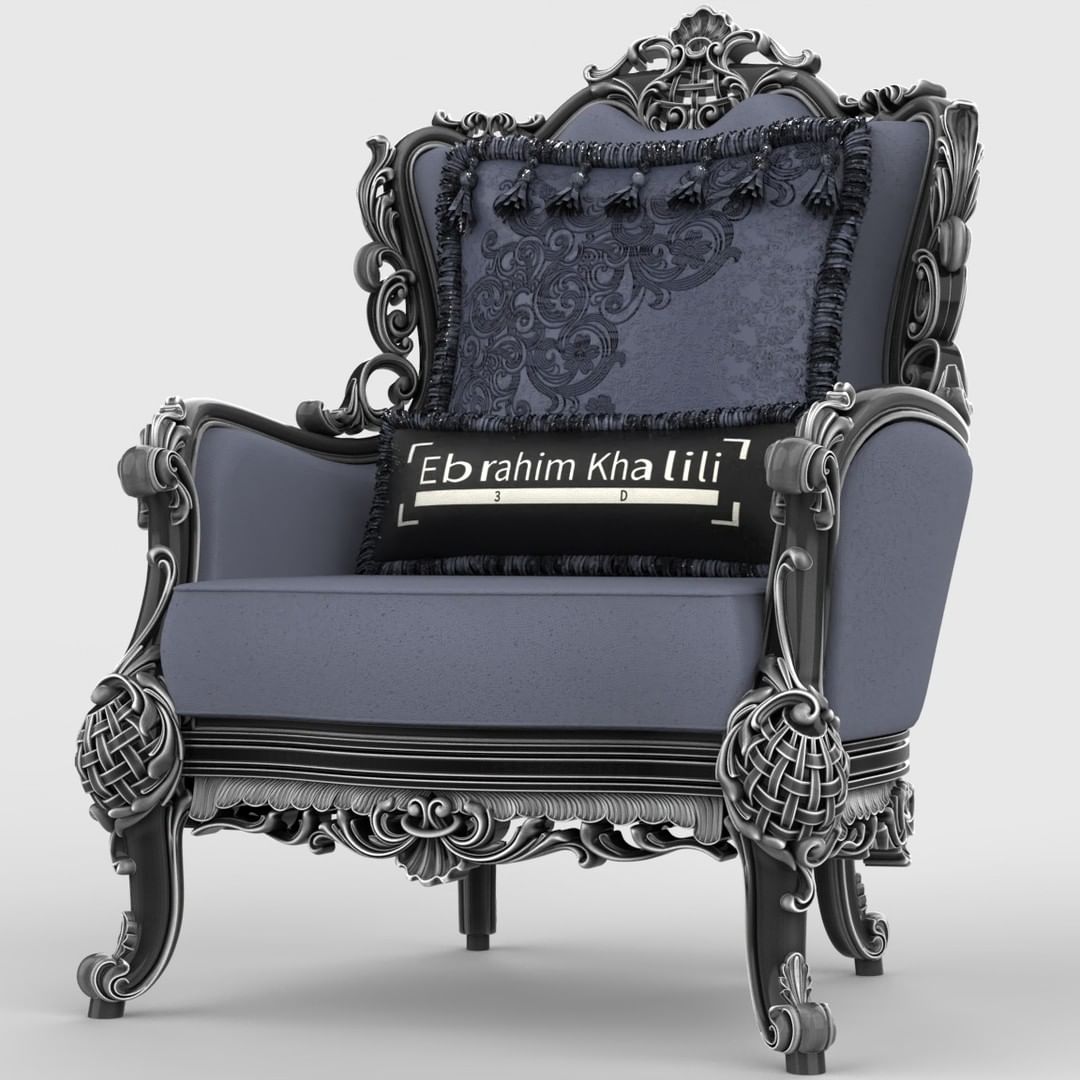 Baroque Style Armchair