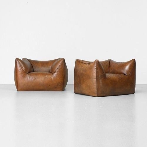 Vintage Leather Club Chairs