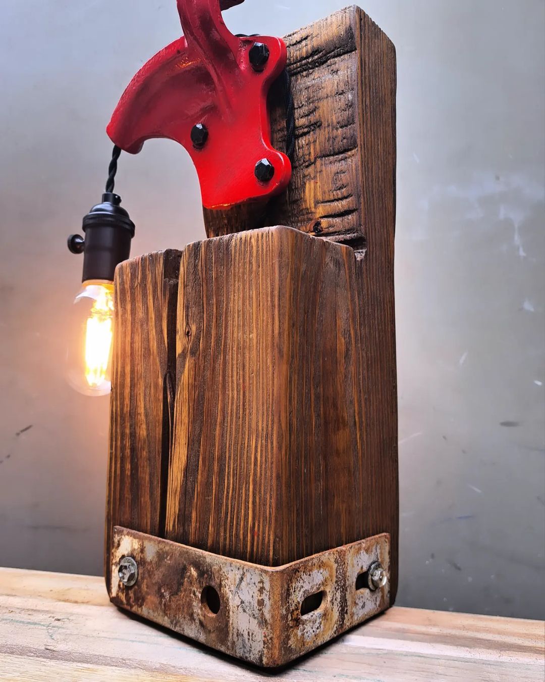 Rustic Industrial Lamp