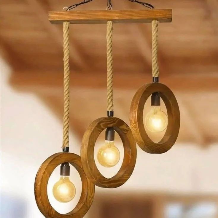 Unique Wooden Pendant Lights