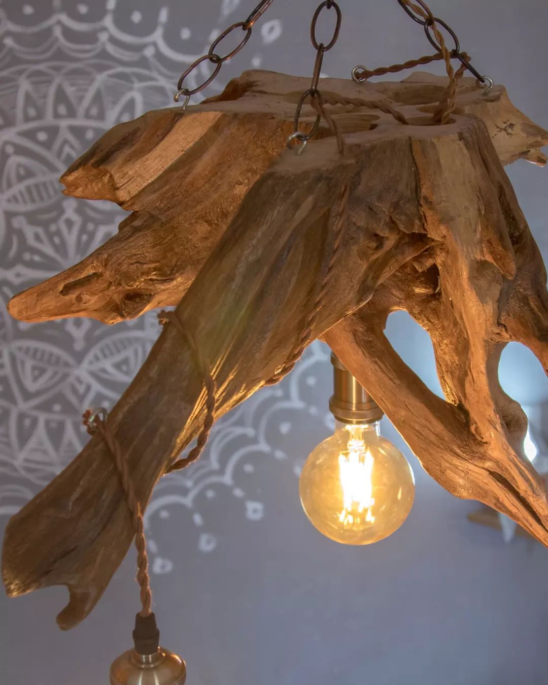 Unique Driftwood Chandelier