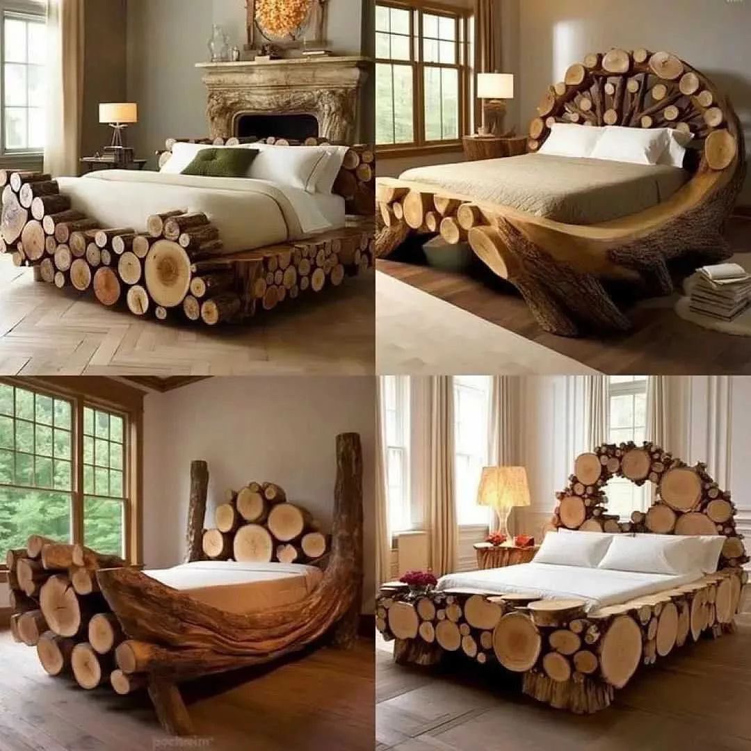 Unique Log Beds