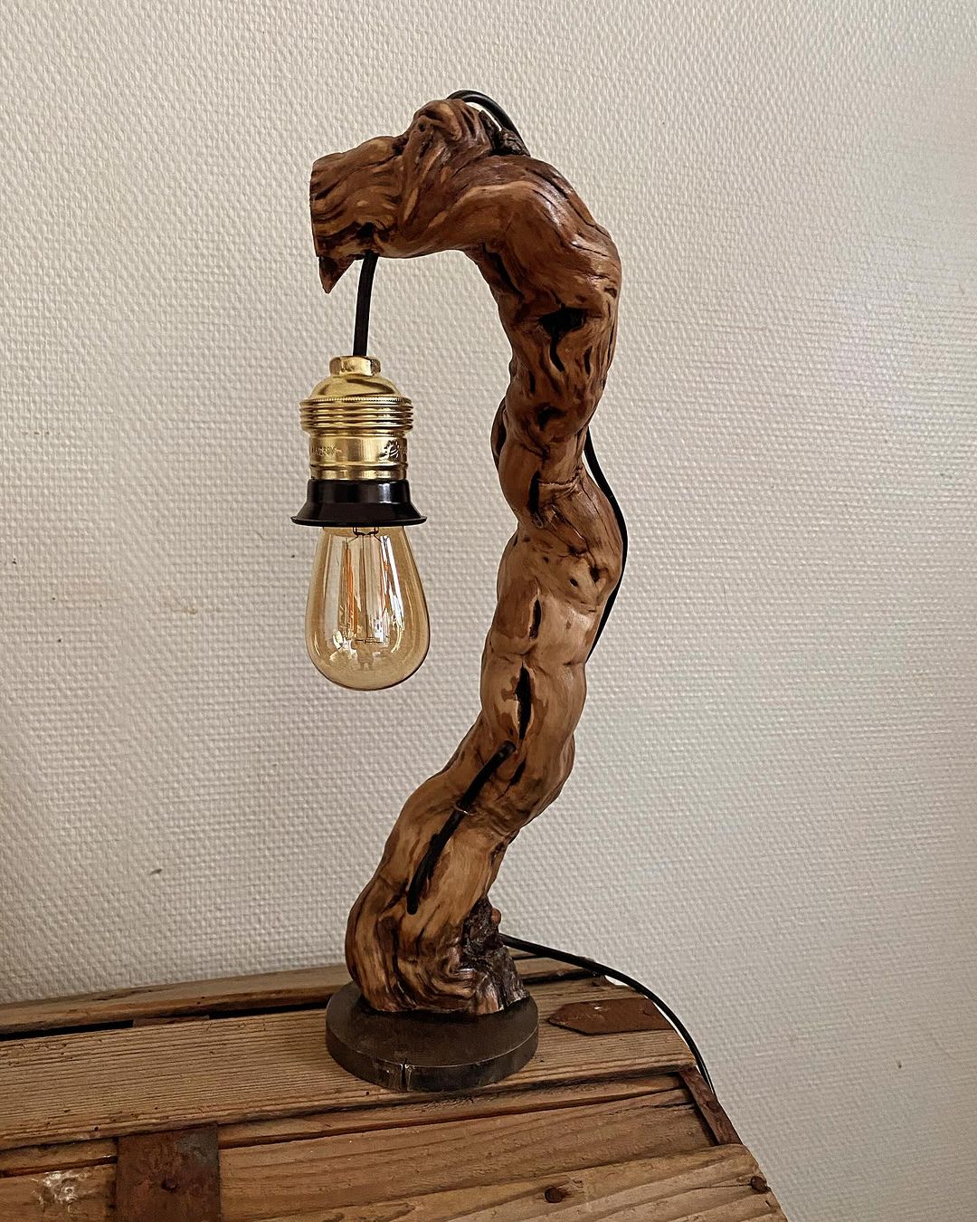 Unique Wooden Lamp