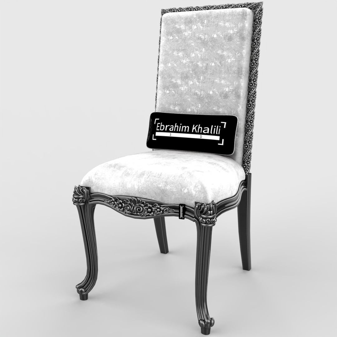 A well-crafted vintage-style chair with ornate details