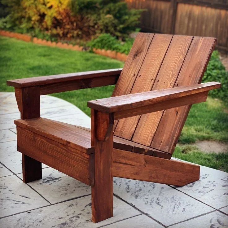 A beautifully crafted wooden chair