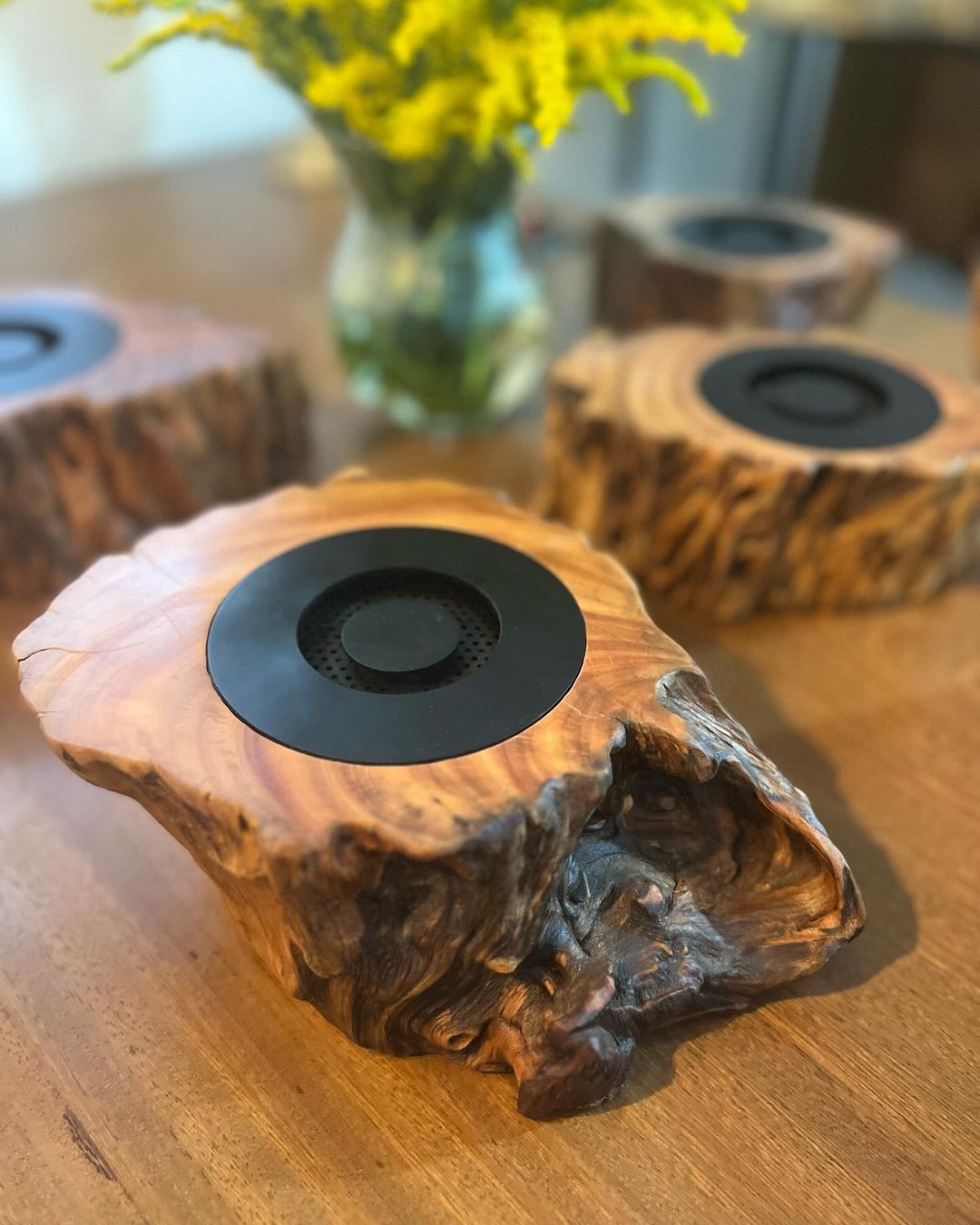 Unique Wooden Speaker Stand